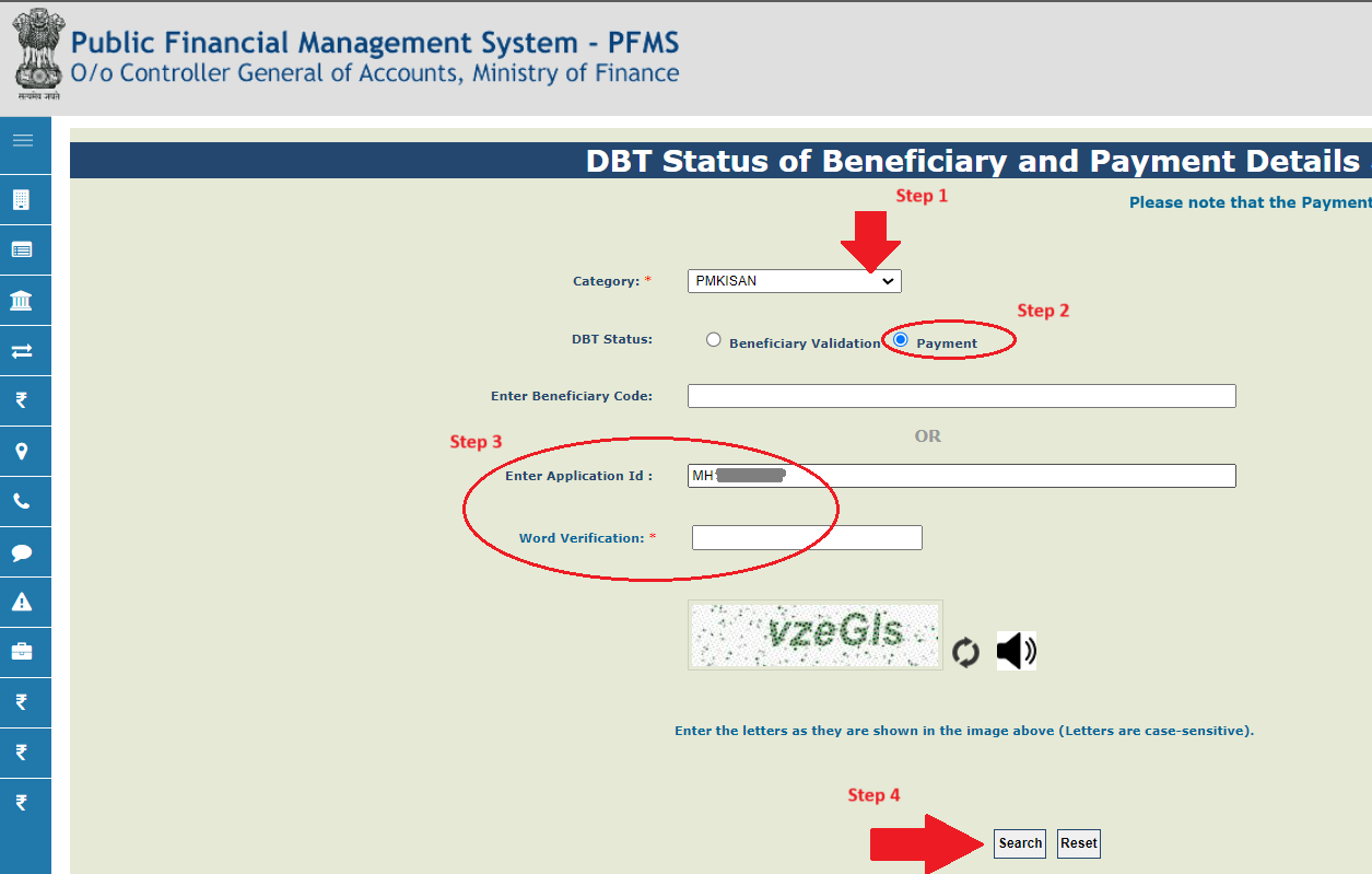 PM Kisan Status Check WIthout OTP